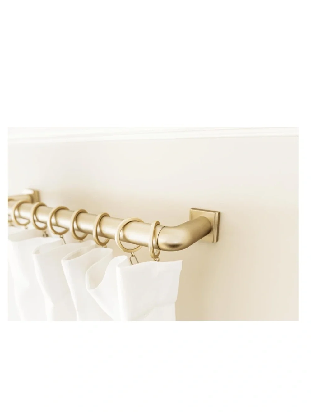 Luxury French Return Room Darkening Brackets Premium Quality Heavy Metal